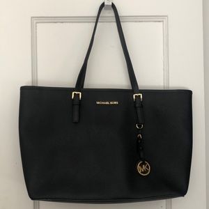Michael Kors Black Large Work Tote
